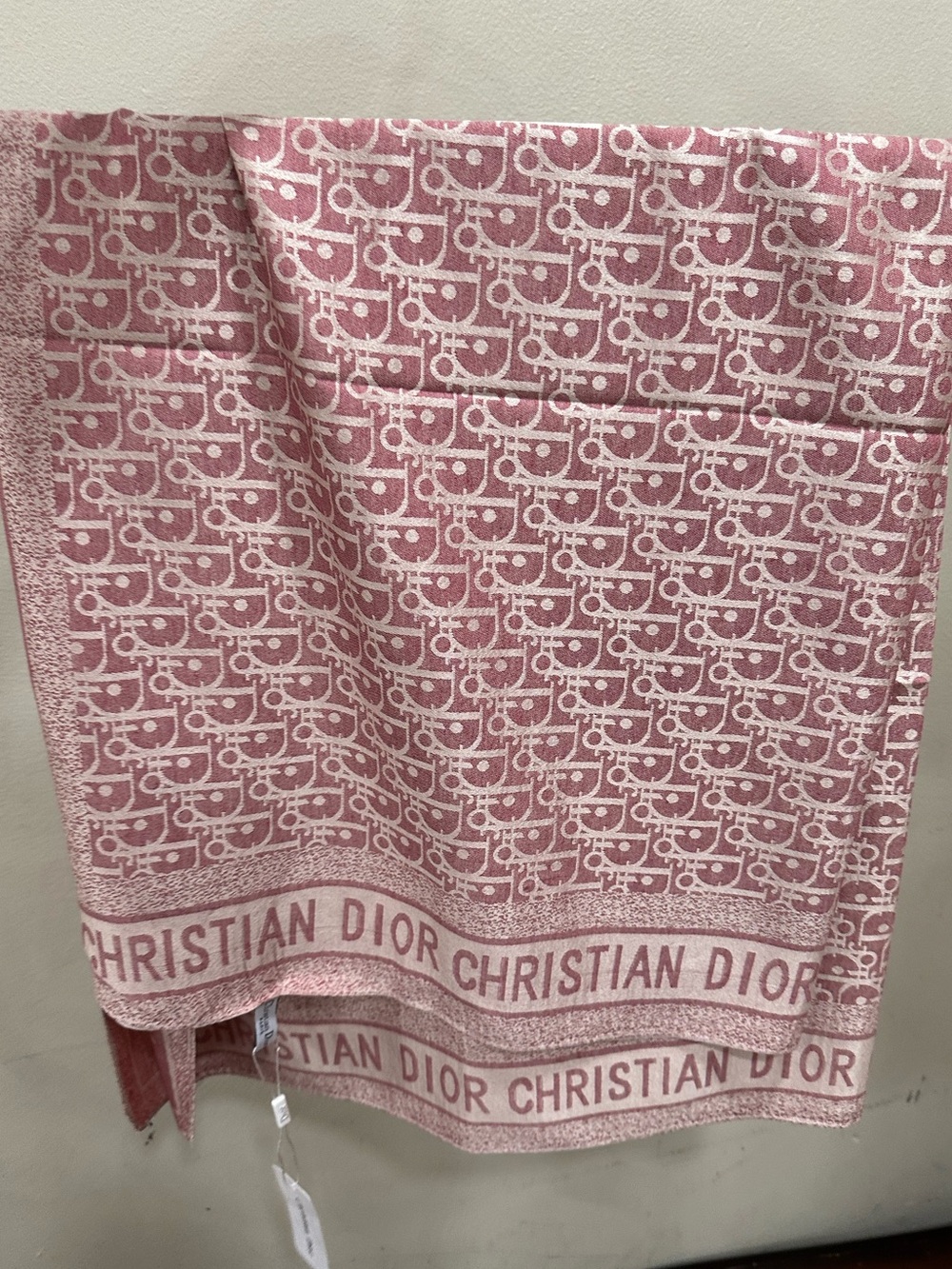 New Dior logo square scarf 38”x38”
